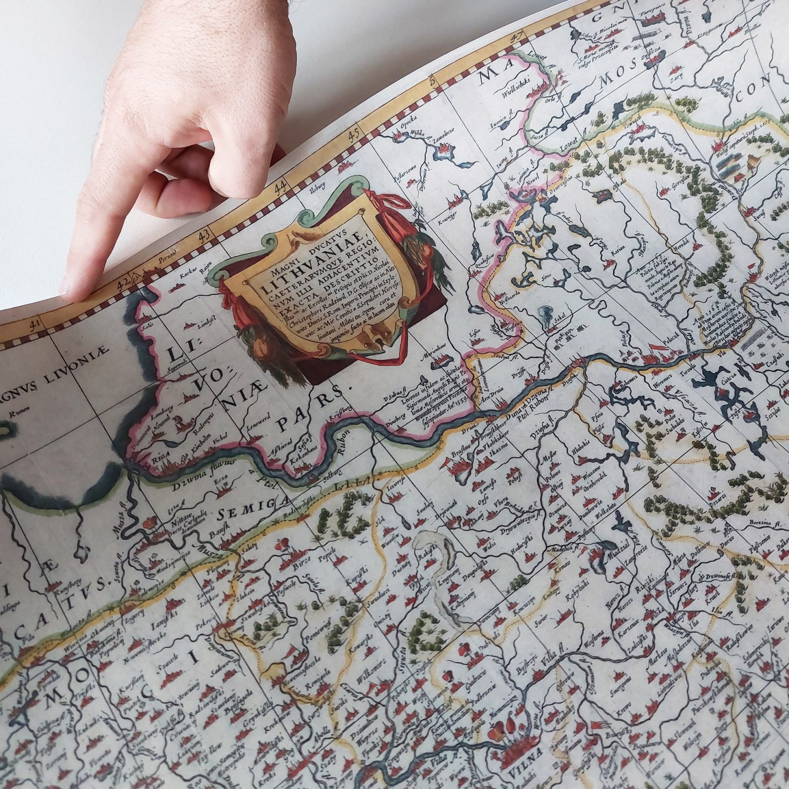 Радзівілаўская карта Вялікага Княства Літоўскага. 1613 год - Gutenberg ...