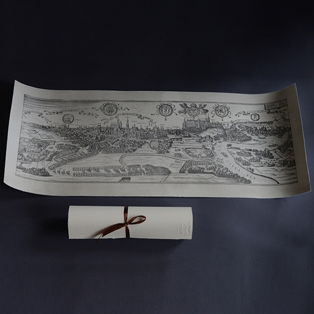 Кракаў 1618. Гравюра ручнога друку - Image 2