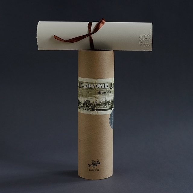 Варшава 1721. Гравюра ручнога друку - Image 2